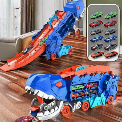 Juguete Camión Dinosaurios Circuito de Velocidad