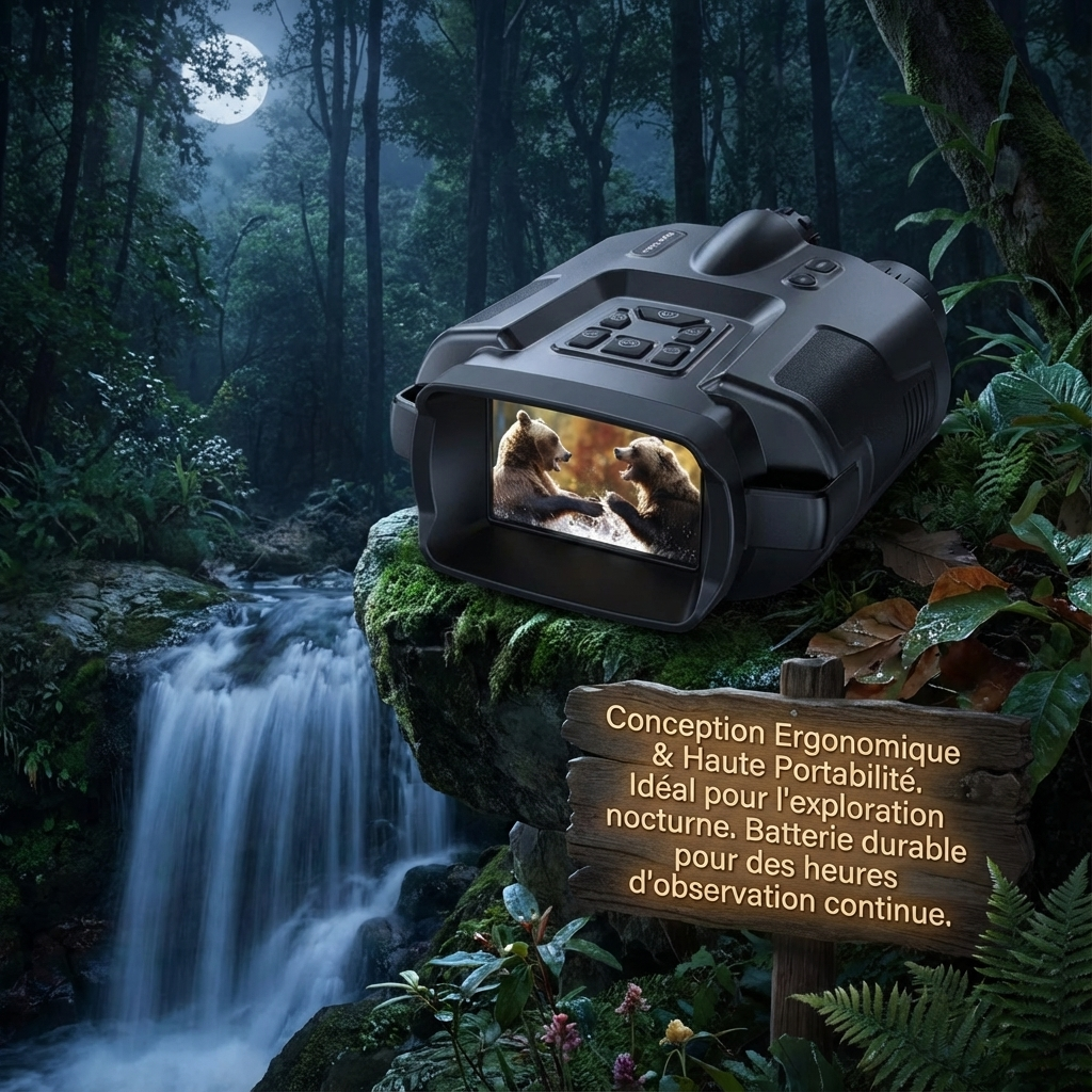 Marcherelle™ – Binoculares de Visión Nocturna 4k con Imagen Amplia y Clara