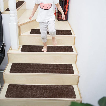 Alfombrillas Antideslizantes para Escaleras Auto-Adherentes - Juego de 15