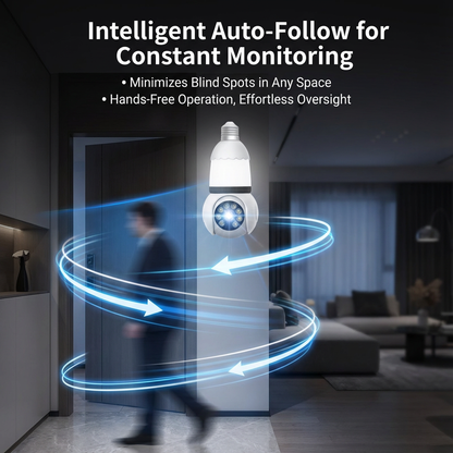 Marcherelle™ – Cámara de Seguridad con Bombilla LED de Visión en Color