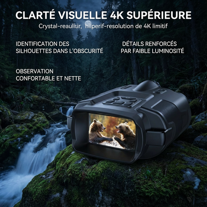 Marcherelle™ – Binoculares de Visión Nocturna 4k con Imagen Amplia y Clara