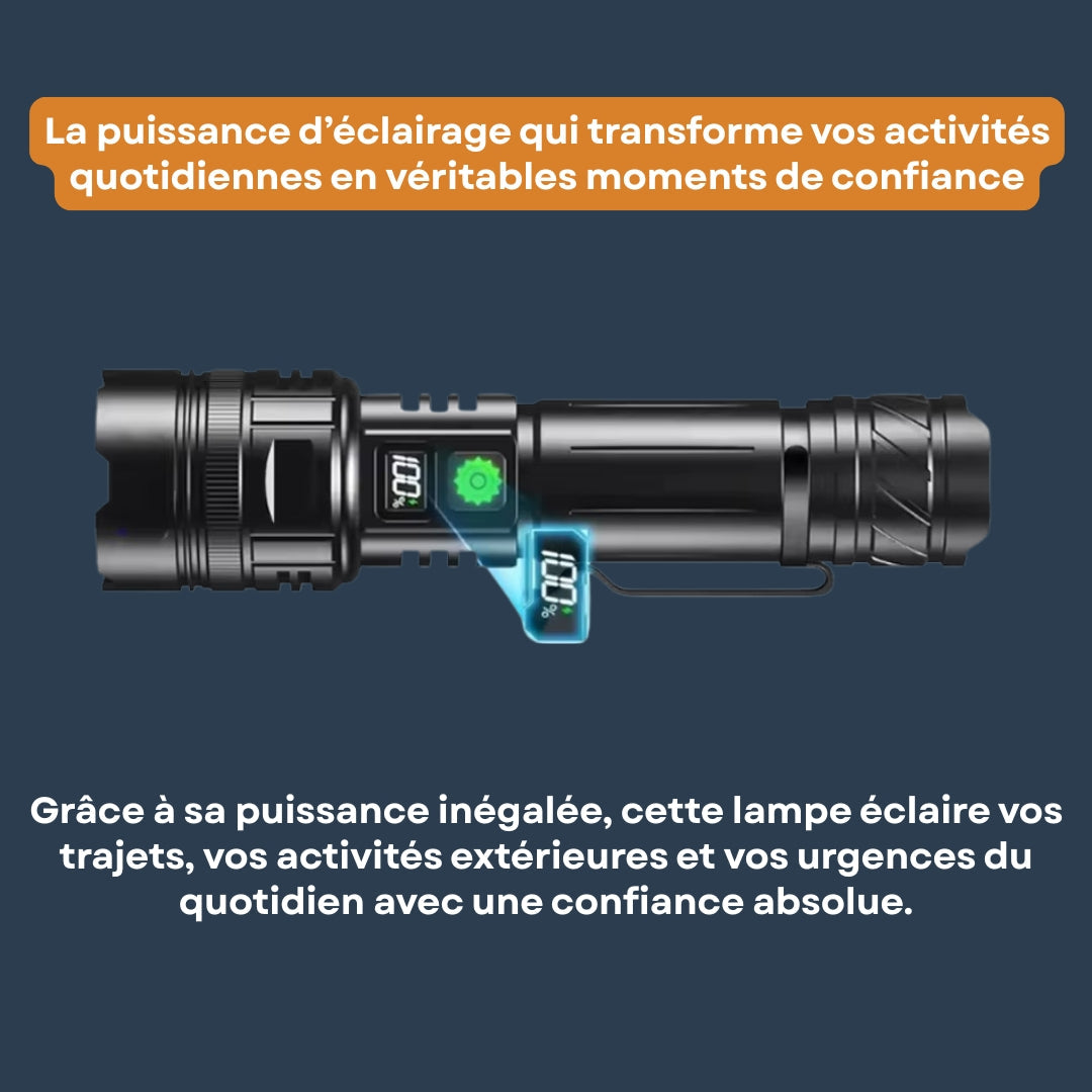 Linterna LED potente y compacta