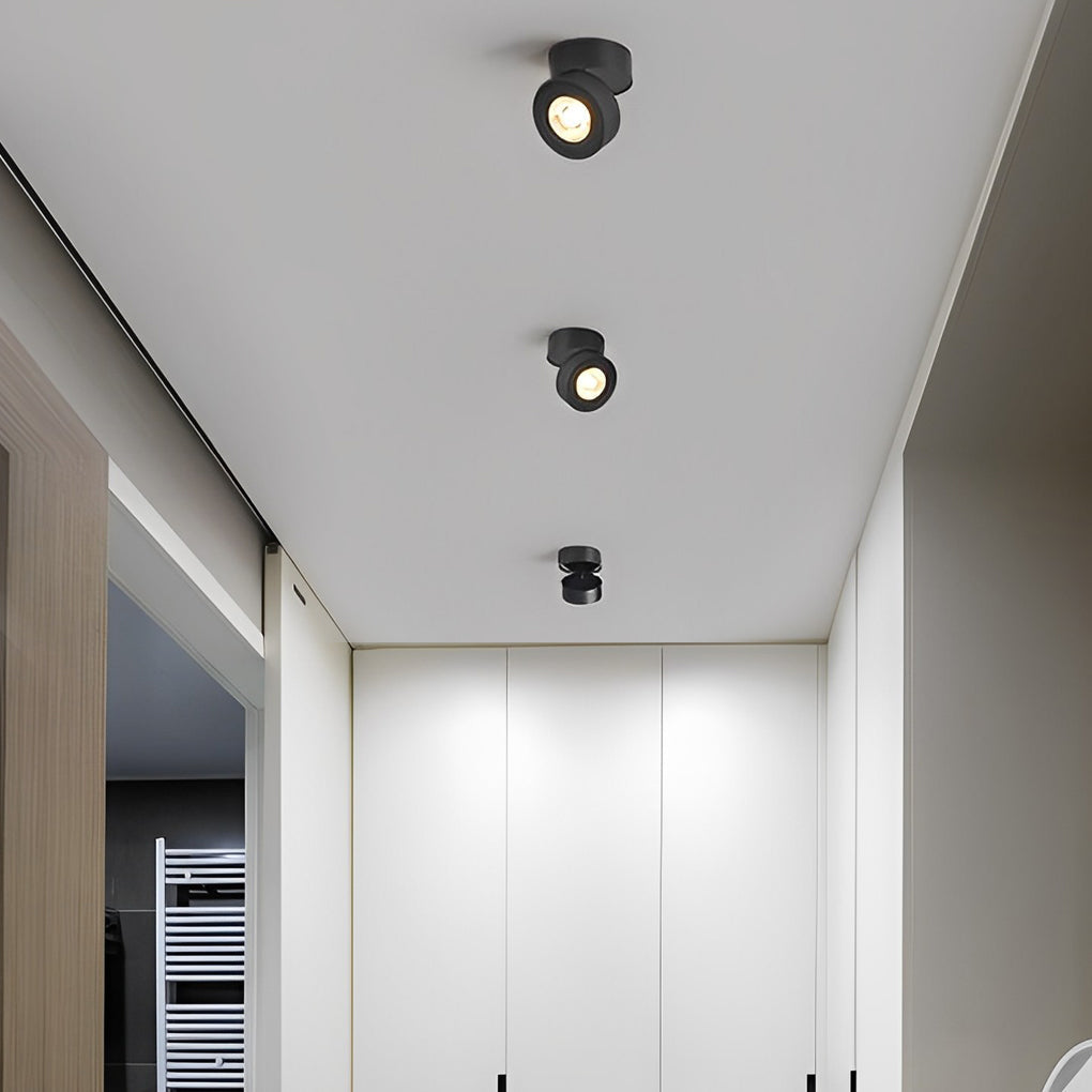 Foco LED de diseño redondo ajustable