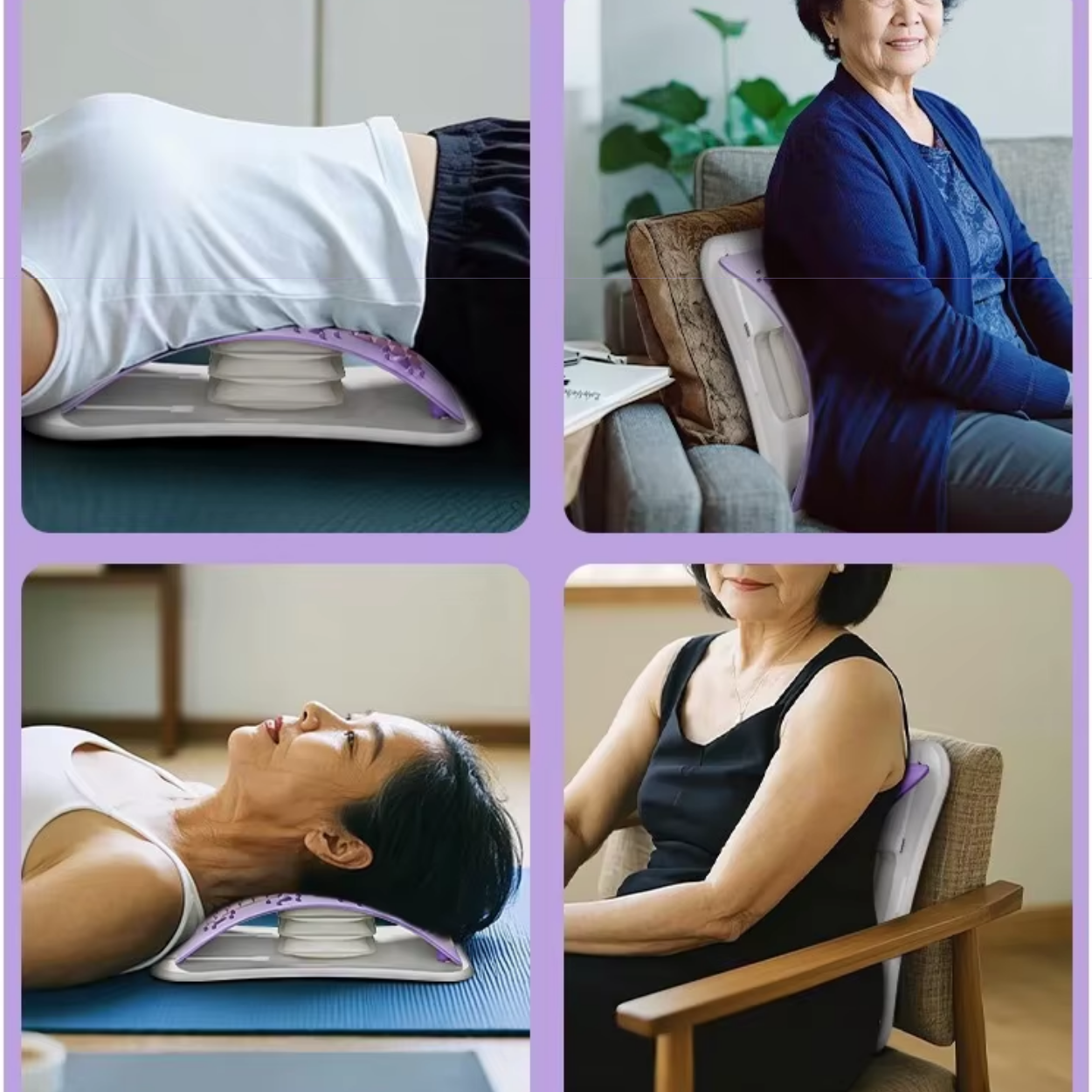 Colchón de Masaje de Aire para Espalda y Zona Lumbar