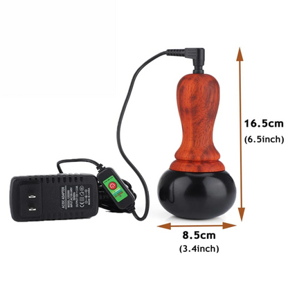 Dispositivo Eléctrico Calefactable de Masaje Gua Sha para Rostro