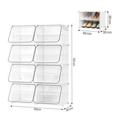 Armario Plegable y Modular para Zapatos Compacto