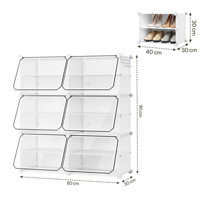 Armario Plegable y Modular para Zapatos Compacto