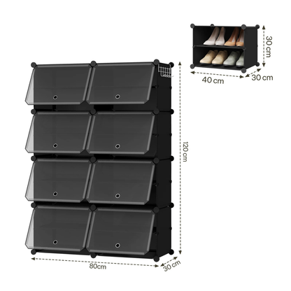 Armario Plegable y Modular para Zapatos Compacto