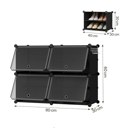 Armario Plegable y Modular para Zapatos Compacto