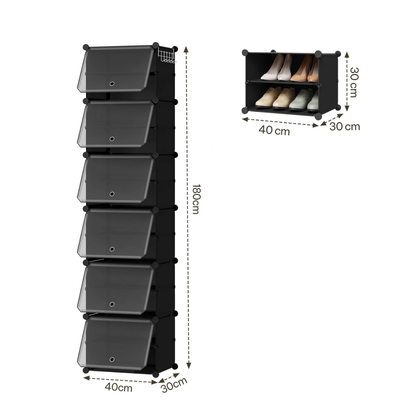 Armario Plegable y Modular para Zapatos Compacto
