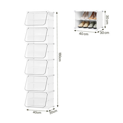 Armario Plegable y Modular para Zapatos Compacto