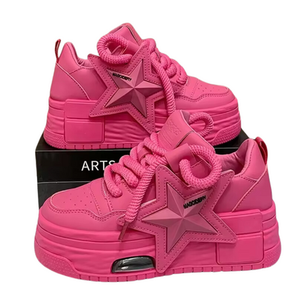 Zapatillas de Moda con Plataforma Alta para Mujer