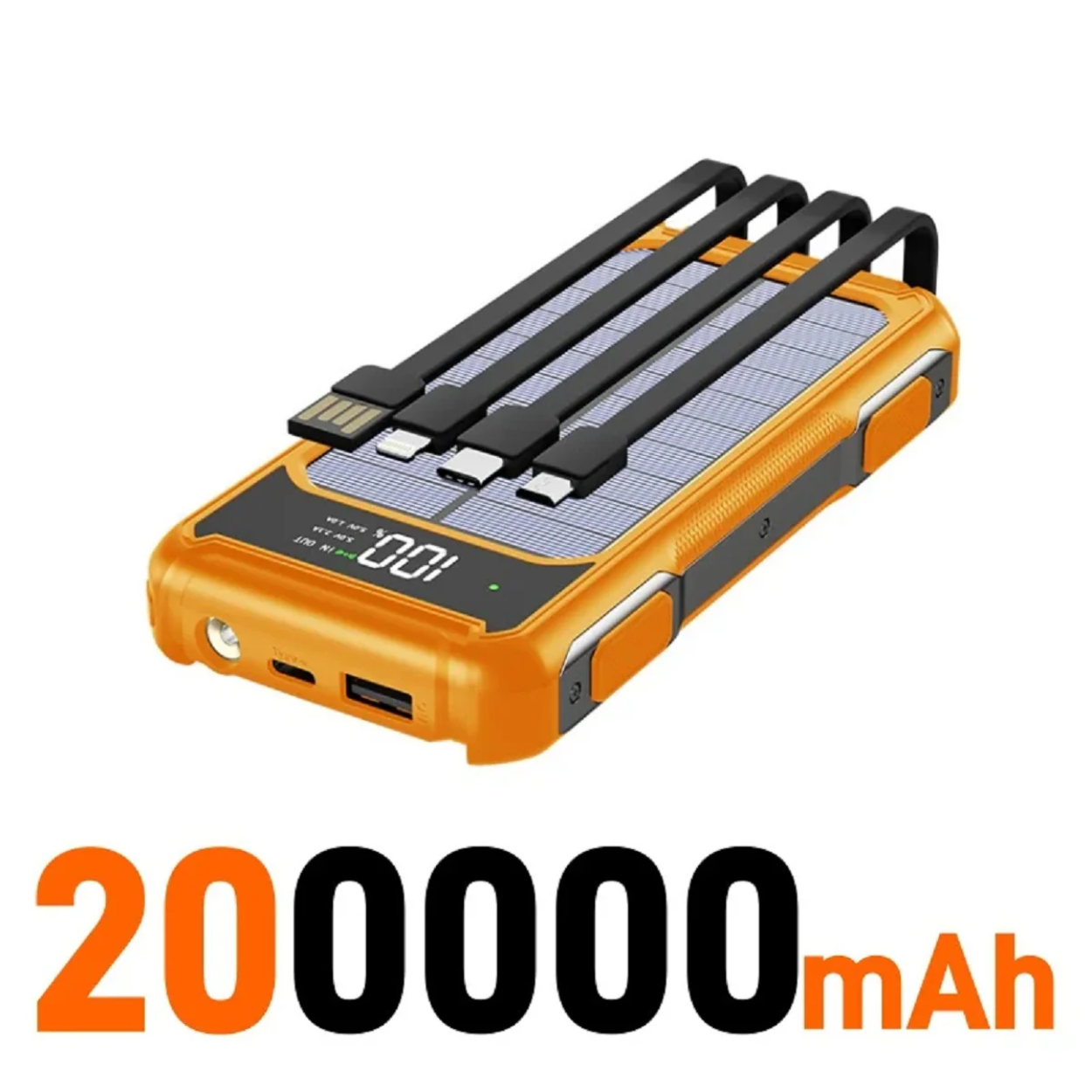 Batería Externa Portátil Solar Cargador Universal