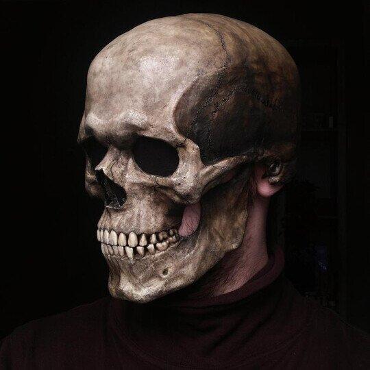 Masque de Crâne Réaliste pour Halloween et Déguisements - Foivo