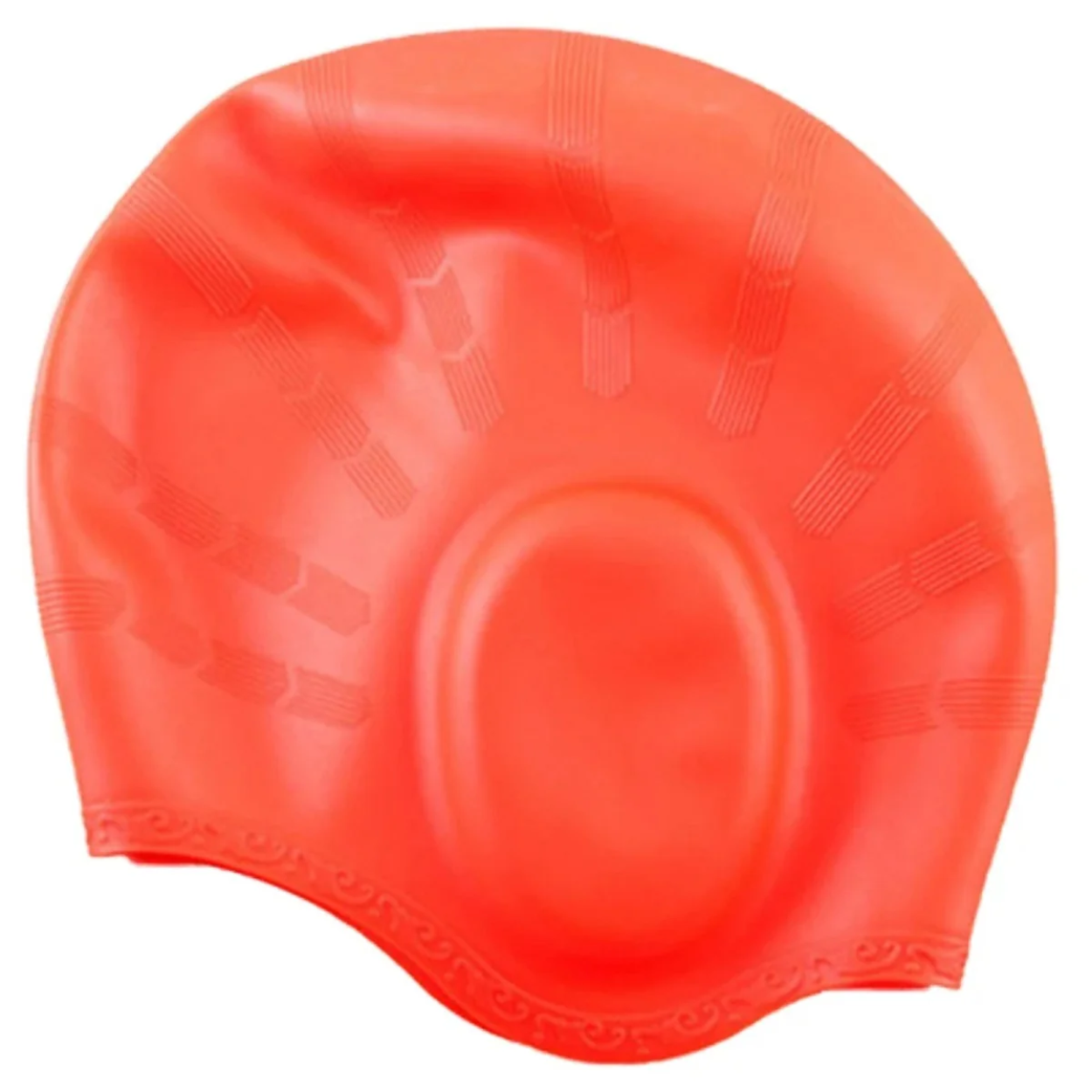 Gorro de Ducha de Caucho Impermeable con Protección para Orejas