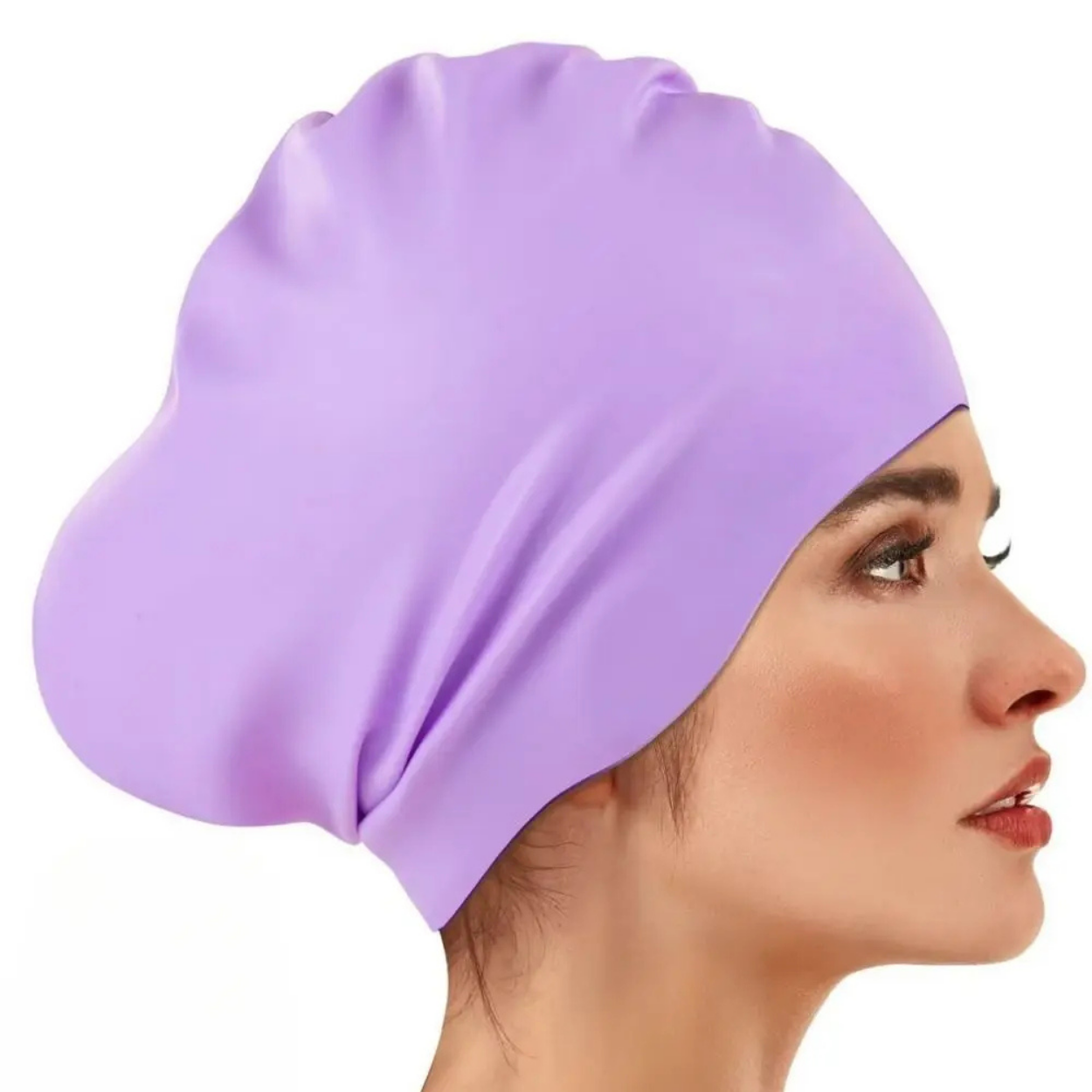 Gorro de Baño Talla Grande para Cabello Largo