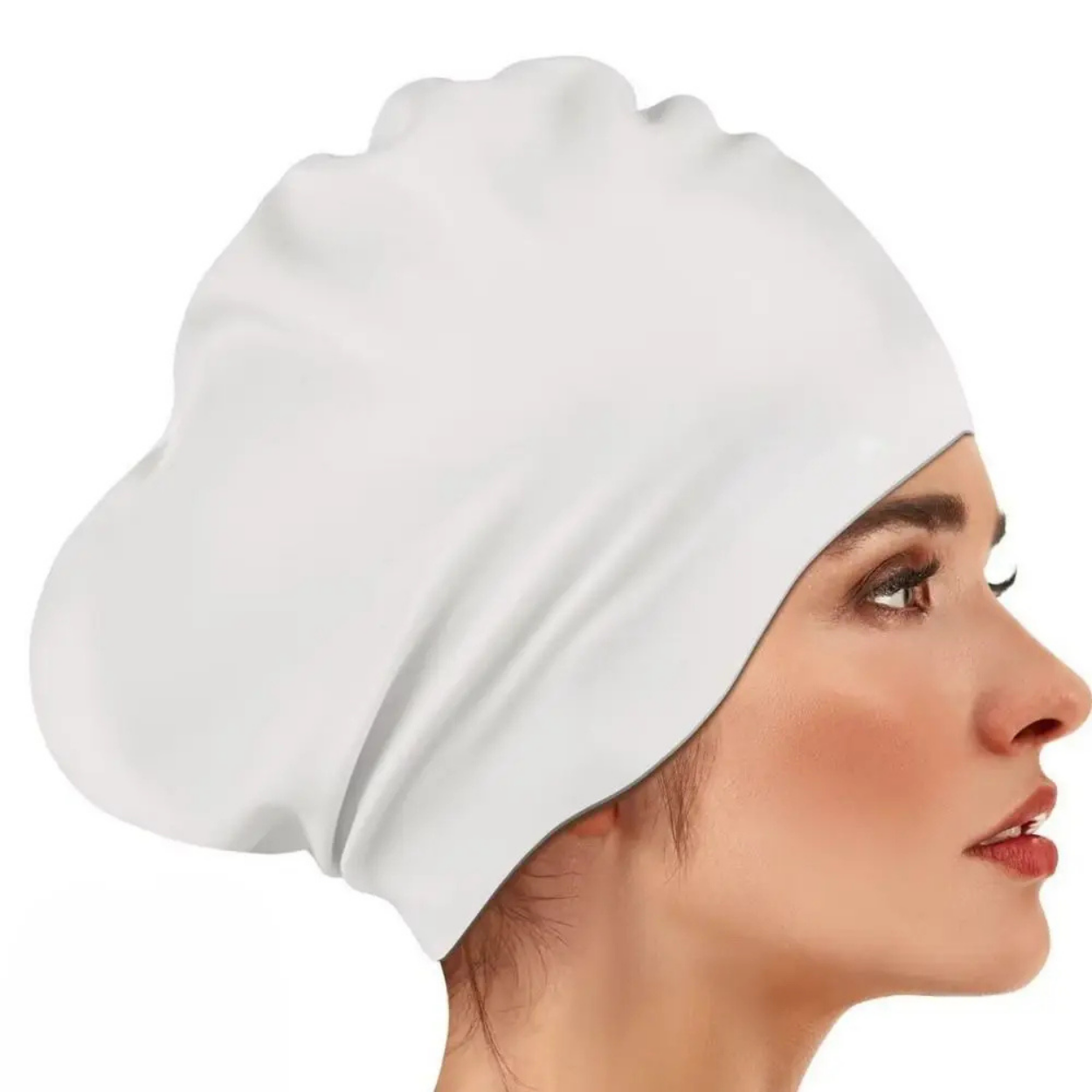 Gorro de Baño Talla Grande para Cabello Largo