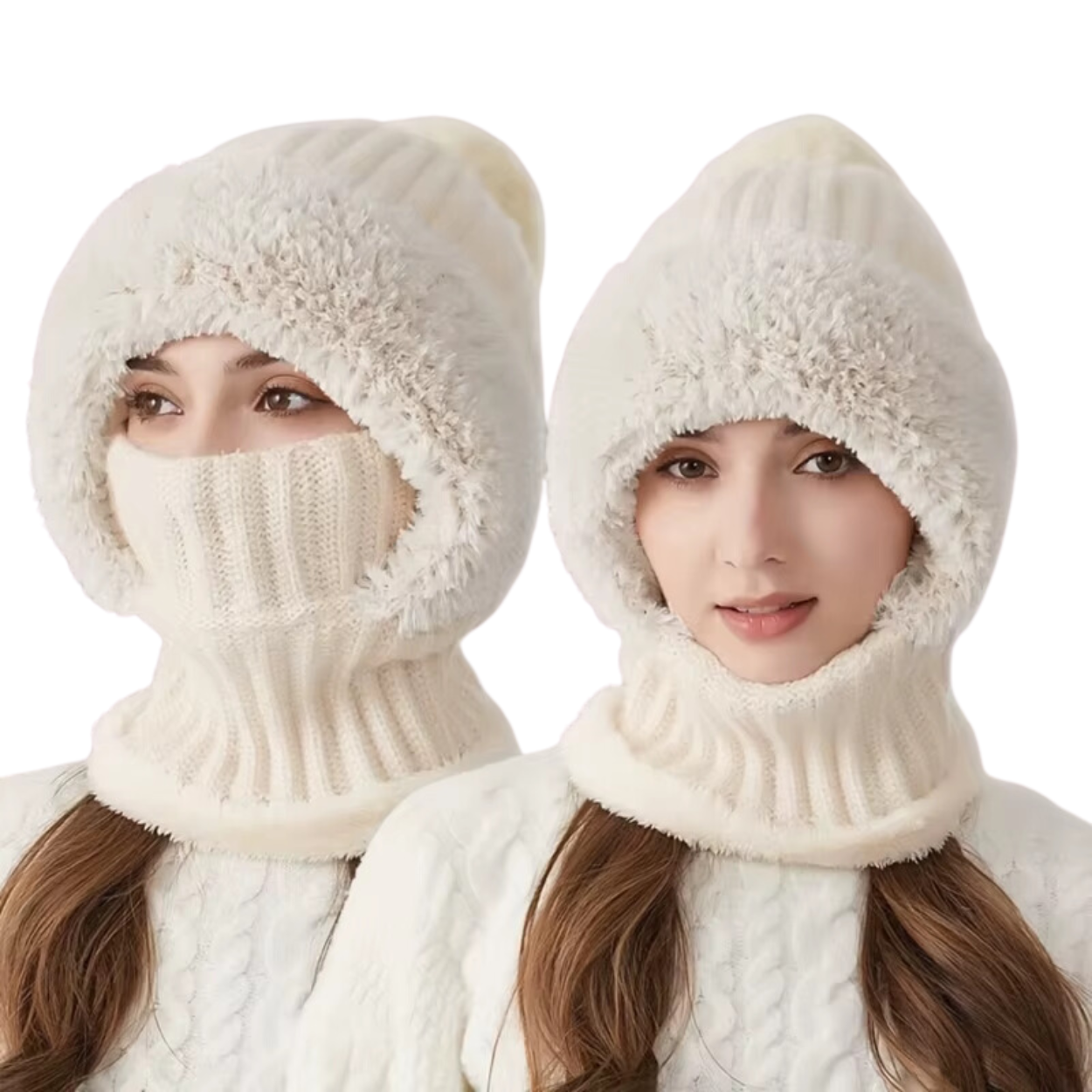 Gorro de Mujer de Terciopelo Suave y Caliente