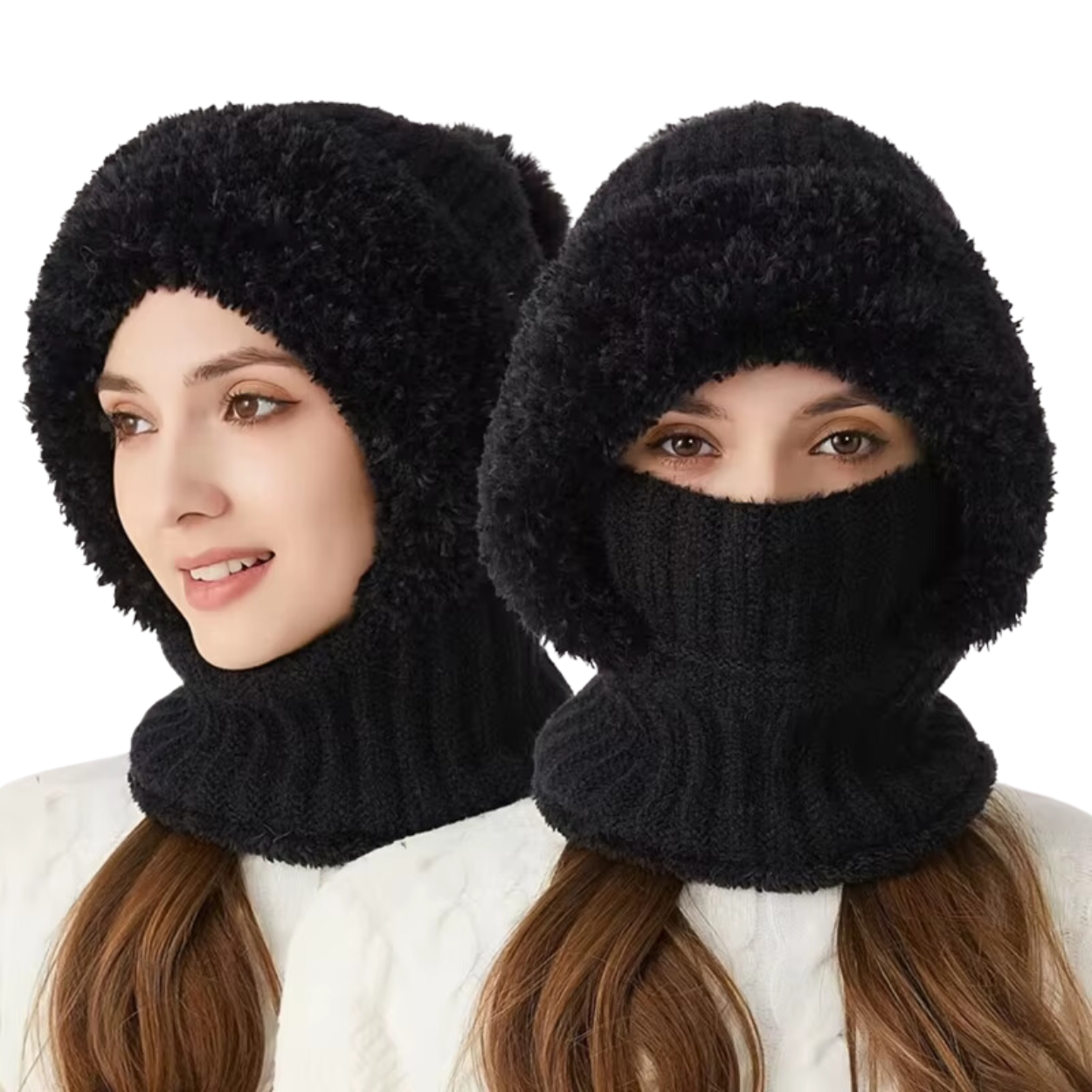 Gorro de Mujer de Terciopelo Suave y Caliente