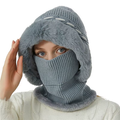 Gorro Bufanda Polar 2 en 1 Suave y Caliente