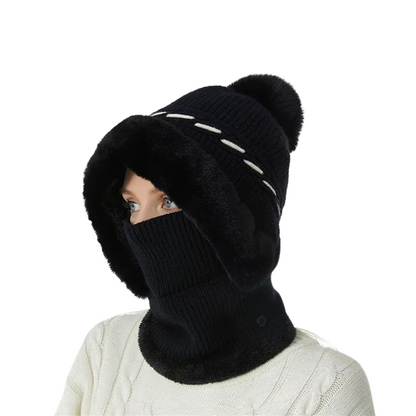 Gorro Bufanda Polar 2 en 1 Suave y Caliente