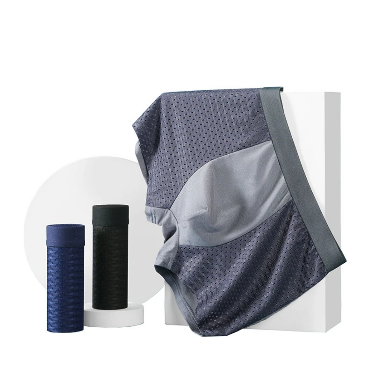 Boxers para Hombre Transpirables y Ligeros de Seda Helada