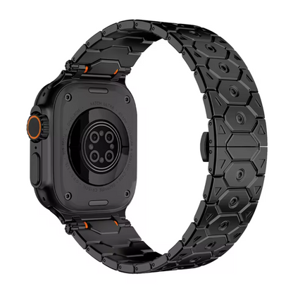 Pulsera Elegante de Metal Negro para Apple Watch