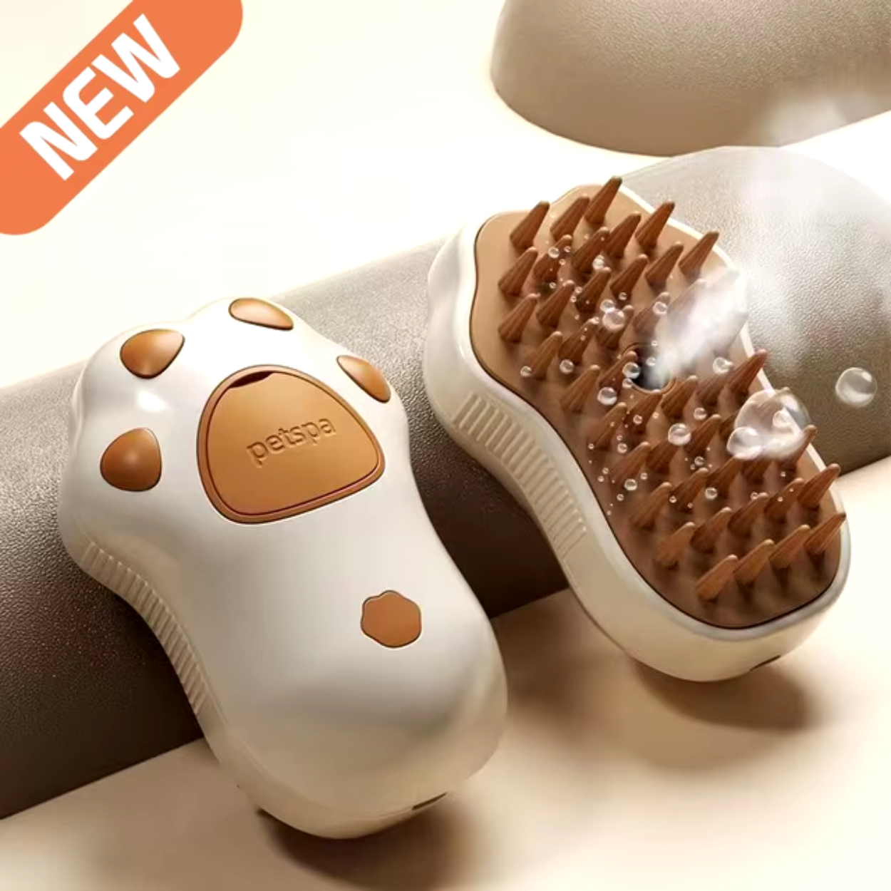 Cepillo Suave para Baño de Perro y Gato