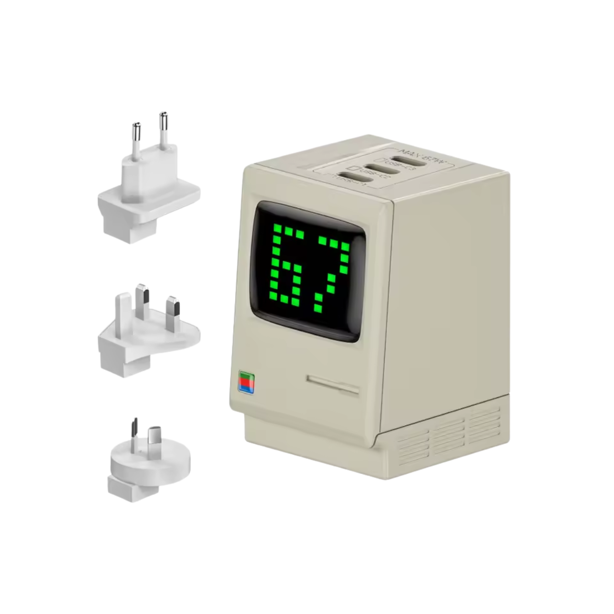 Cargador Retro Vintage para Smartphone 67W