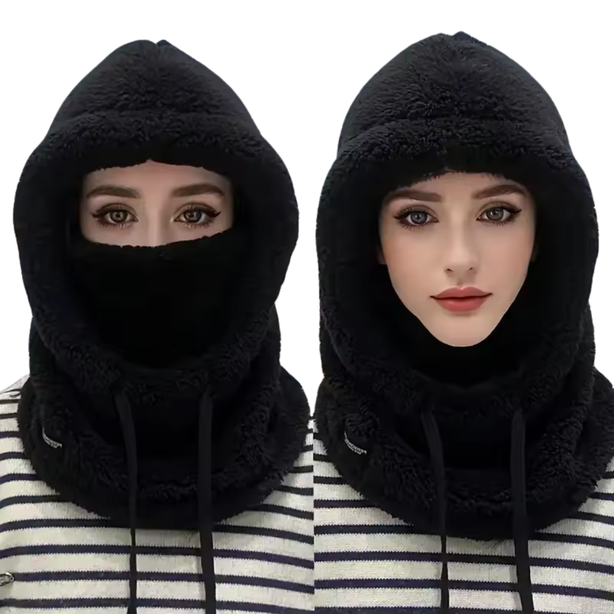 Capucha de Invierno 3 en 1 Impermeable y Caliente