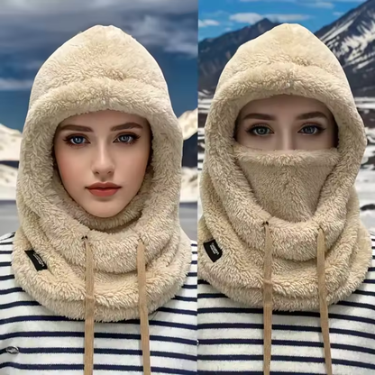 Capucha de Invierno 3 en 1 Impermeable y Caliente