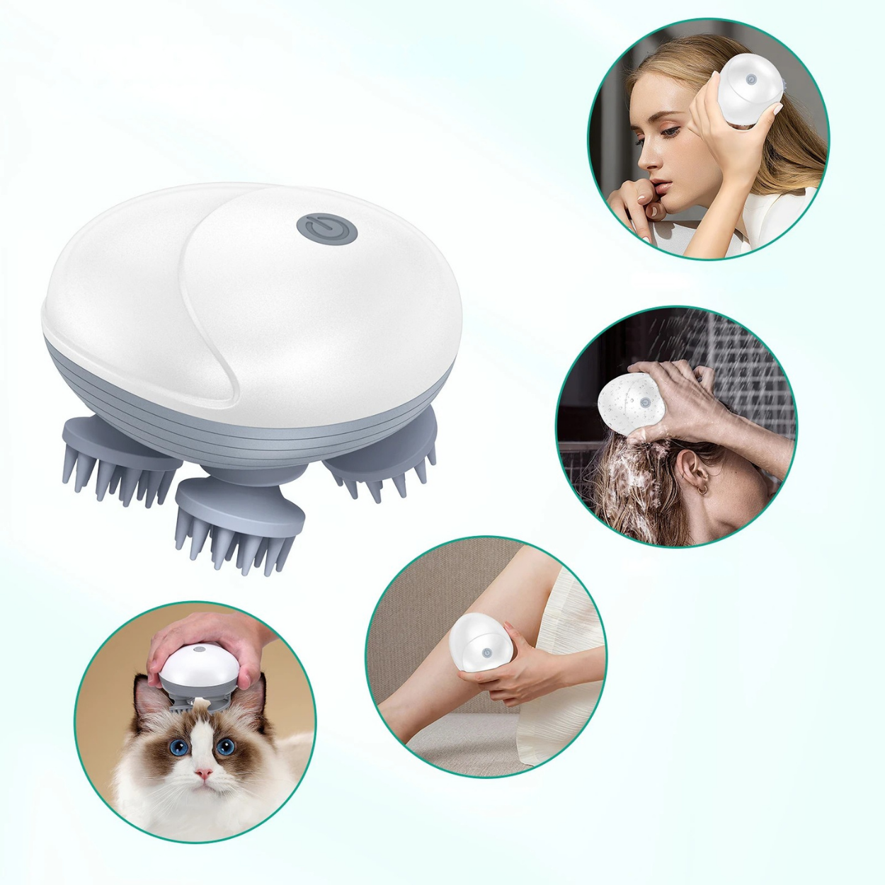 Masajeador Eléctrico Relajante para Perros y Gatos