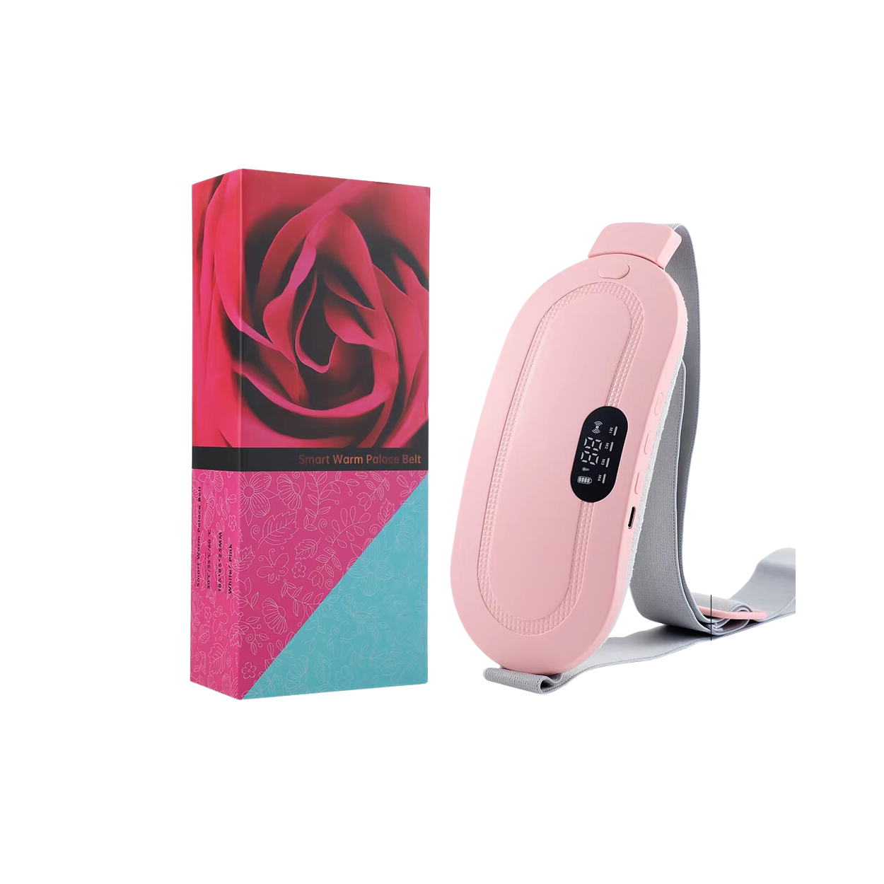 Cinturón Calefactable para Abdomen Caliente y Relajante