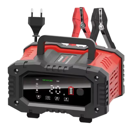 Cargador de Batería para Auto 12V y 24V Rápido