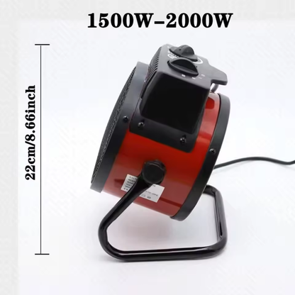 Calefactor Eléctrico Potente 1500W/2000W/3000W para Exterior