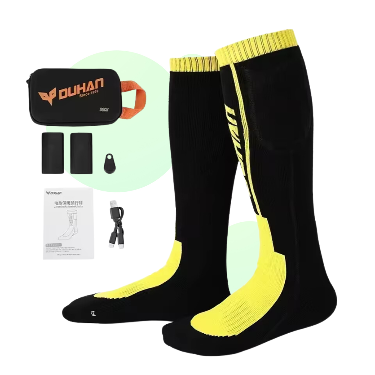 Chaussettes Chauffantes Électriques pour Moto - Marcherelle