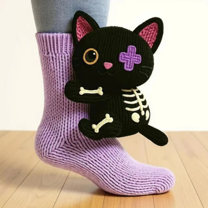Calcetines Divertidos con Animales Coloridos y Alegres