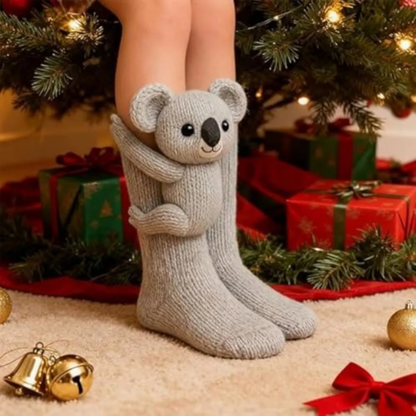 Calcetines Divertidos con Animales Coloridos y Alegres