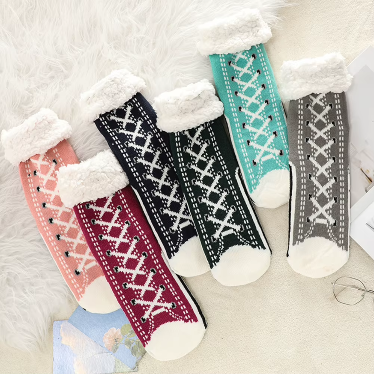 Pantuflas de Cachemira Suaves y Cómodas