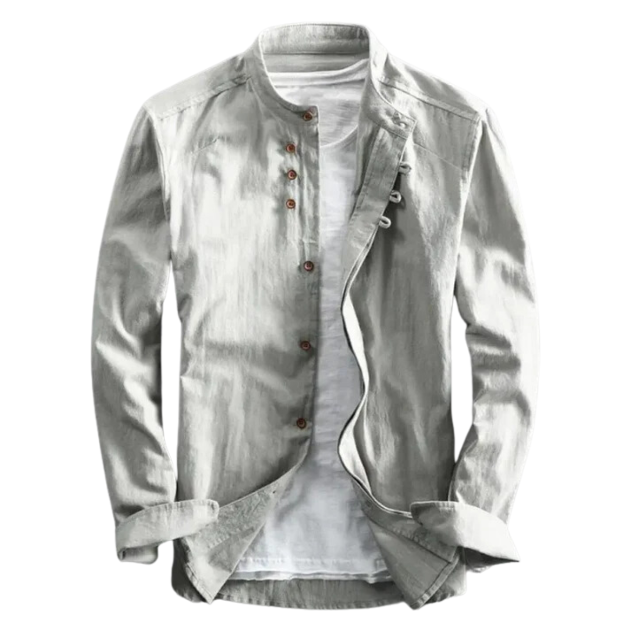 Camisa Japonesa para Hombre con Estampado de Dragón