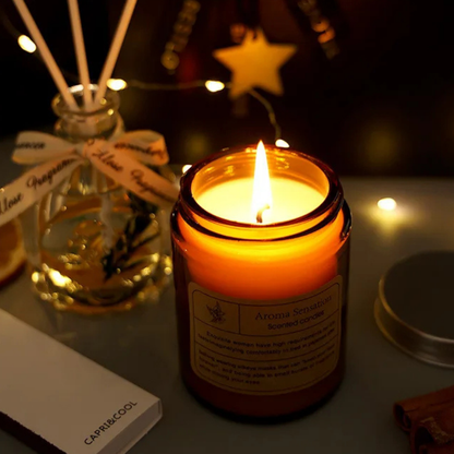 Set de Regalo Vela Perfumada y Difusor de Ambiente