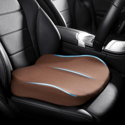 Cojín de Asiento de Coche Ergonómico con Memoria de Forma para una Espalda Cómoda