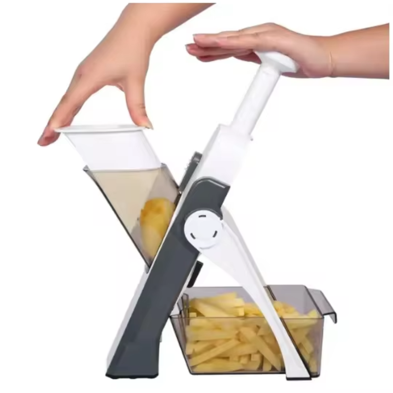 Rallador Manual de Verduras con Picadora Integrada