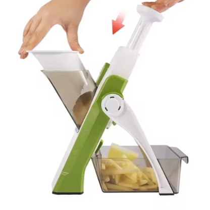 Rallador Manual de Verduras con Picadora Integrada