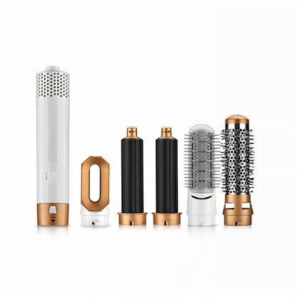 Secador de Pelo 5 en 1 Multifuncional con Accesorios para Peinado