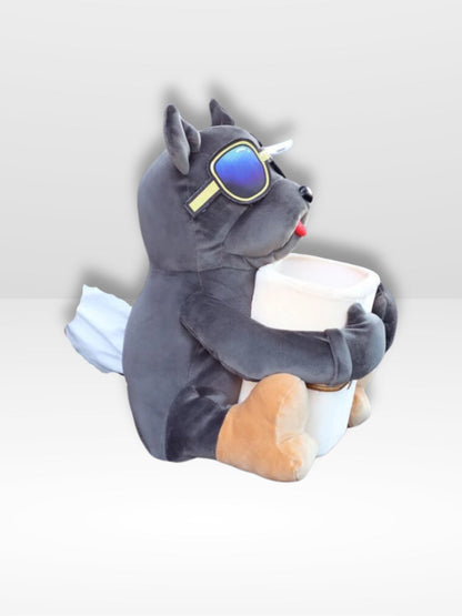 Reposabrazos para Coche con Perro, Papelera y Caja de Pañuelos