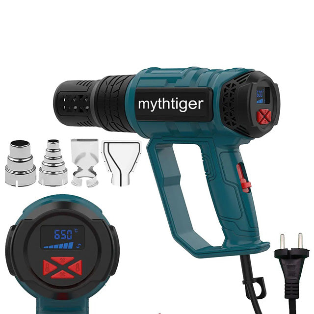 Décapeur Thermique Puissant 2000W - Chaleur Réglable avec 4 Embouts - Santeova