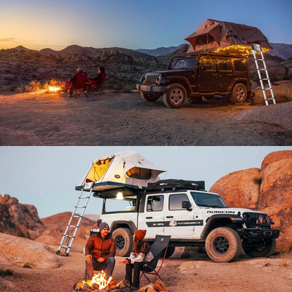 Escalera Telescópica Robusta de Acero para Trabajo