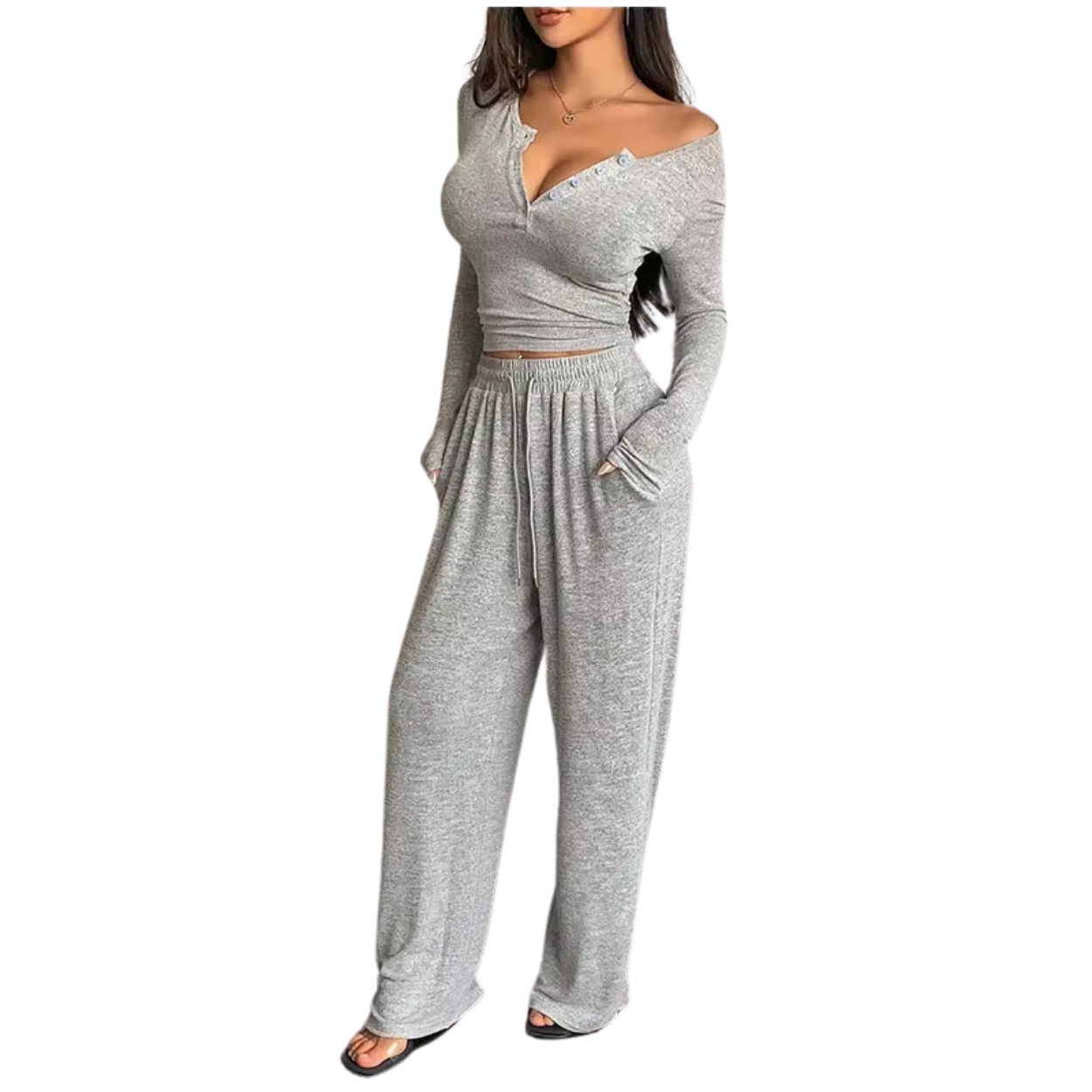 Pantalón y Suéter Oversize Cómodos