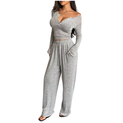 Pantalón y Suéter Oversize Cómodos